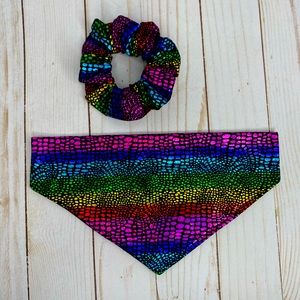 Dog Bandana & Scrunchie set